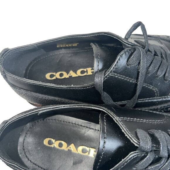 New Coach 8D Black Wing foot Derby Dress Shoes main image 7